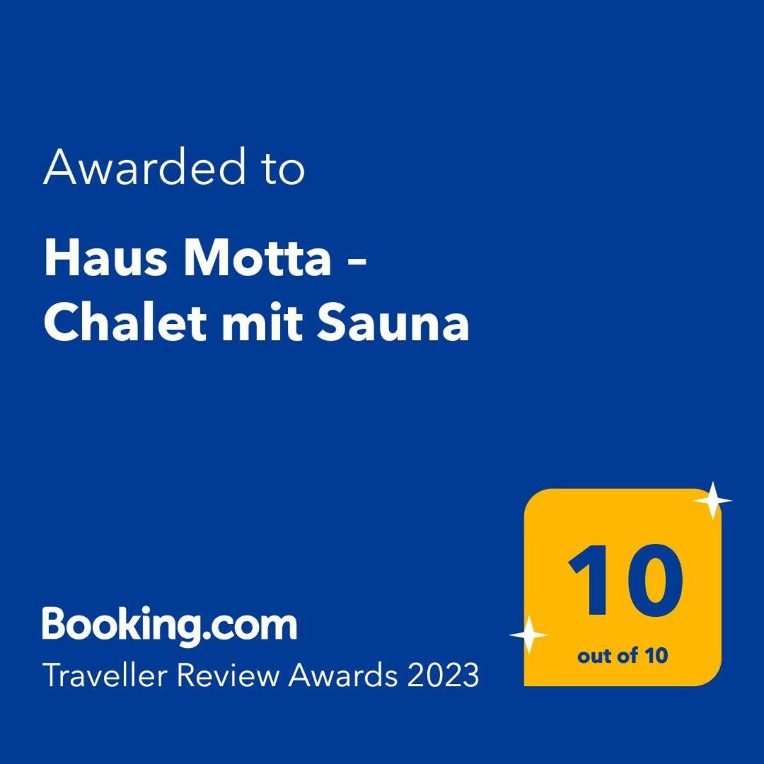 Haus Motta – Chalet mit Sauna Gaschurn Exterior foto